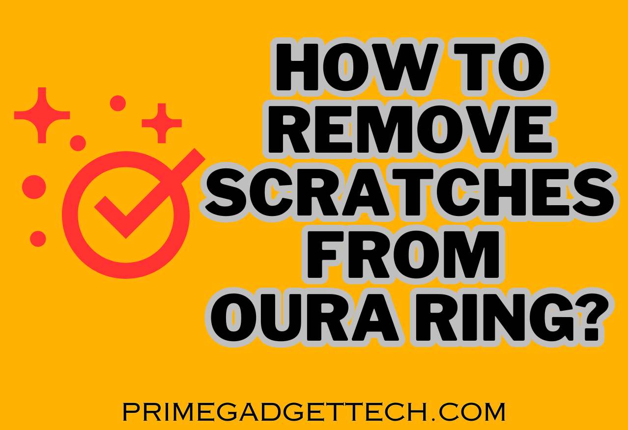 How to remove scratches from oura ring