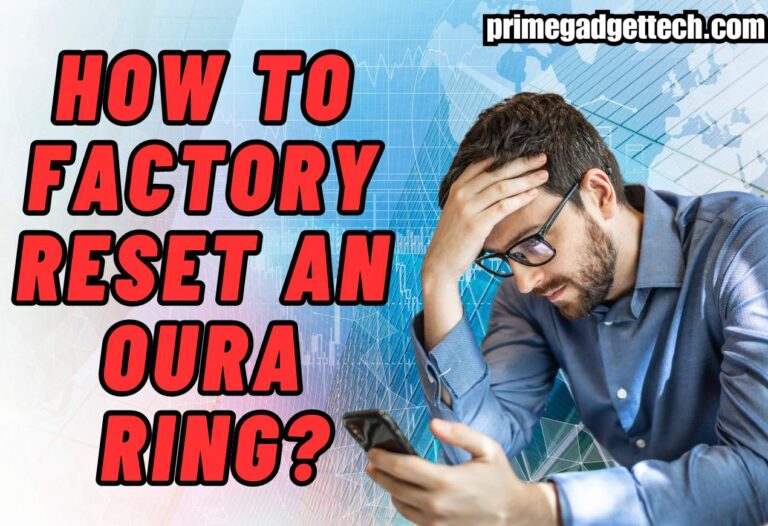 How to factory reset an oura ring