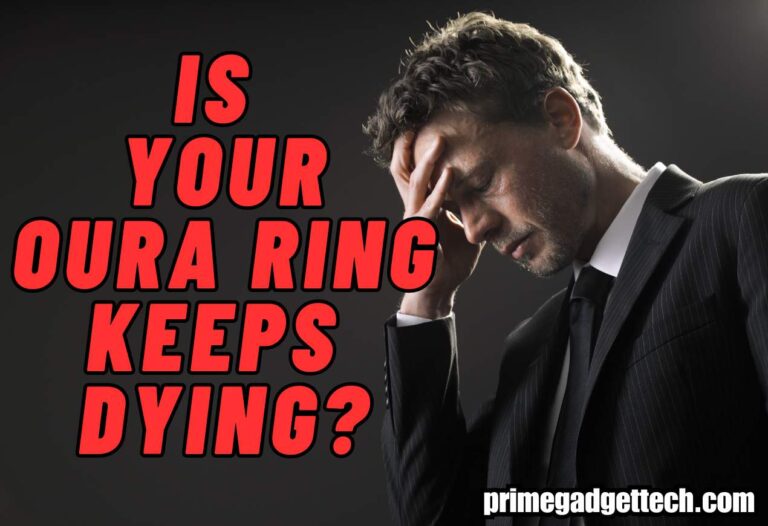 oura ring keeps dying