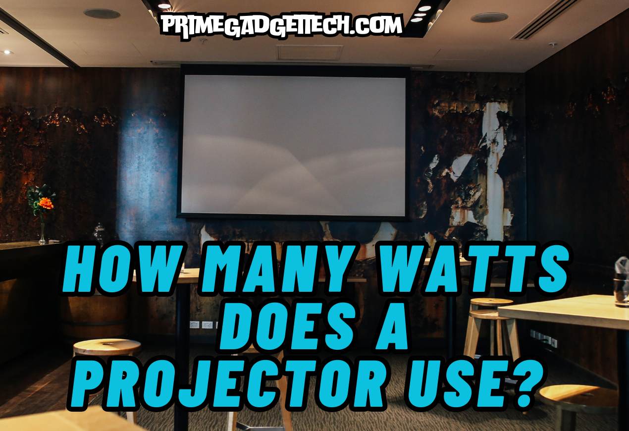 how many watts does a projector use