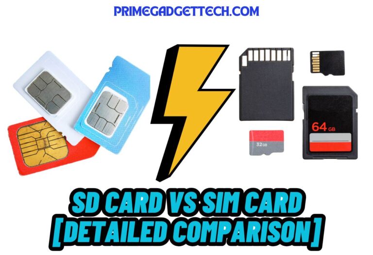 SD Card vs SIM Card